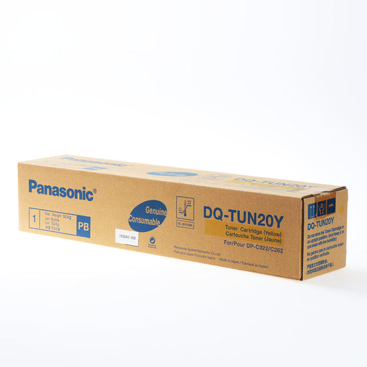 Genuine Panasonic dq-tun20y (DQTUN20Y) Yellow Toner Cartridge (VAT included)