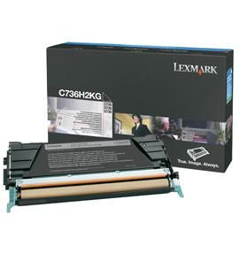 Genuine Lexmark C736H2KG  Black Toner Cartridge (VAT included)