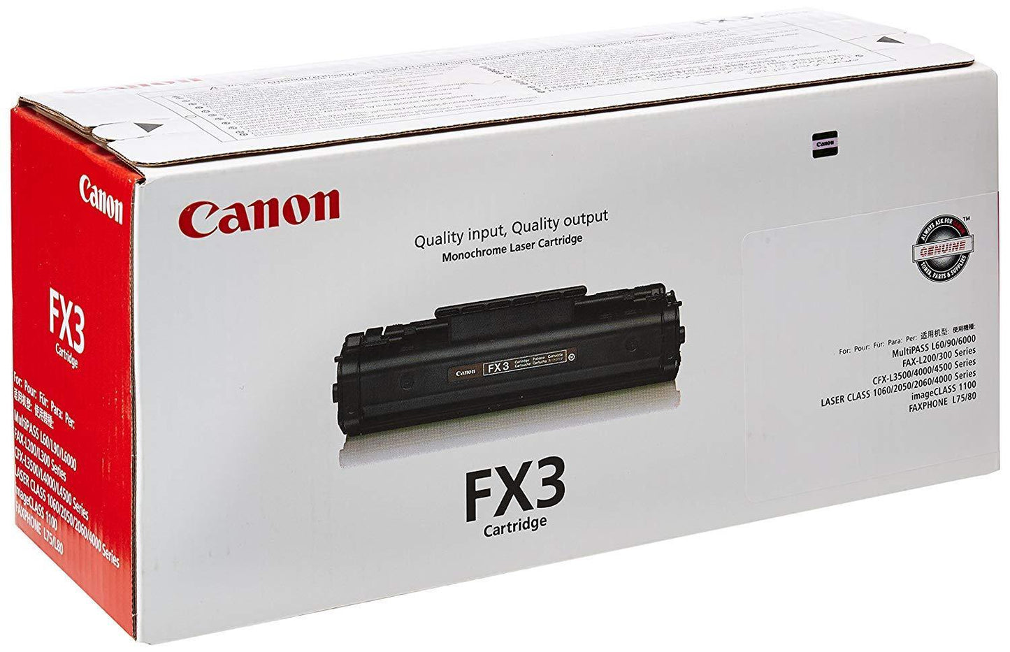 Genuine Canon FX3 1557A003AA 1557A003AB (1557A003) Black Toner Cartridge (VAT included)