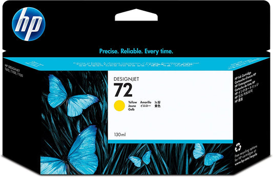Genuine HP 72 Yellow Ink Cartridge C9373A