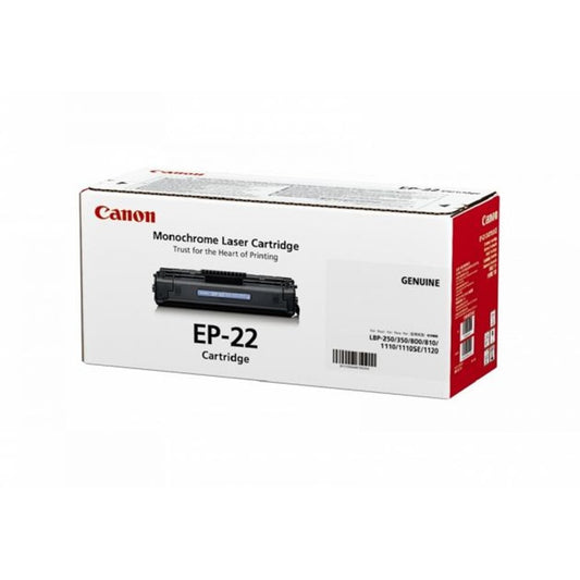 Genuine Canon EP22 (EP-22) 1550A003  Black Toner Cartridge (VAT included)