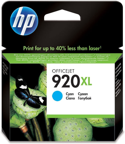 Genuine HP 920XL Cyan High Capacity Ink Cartridge CD972AE