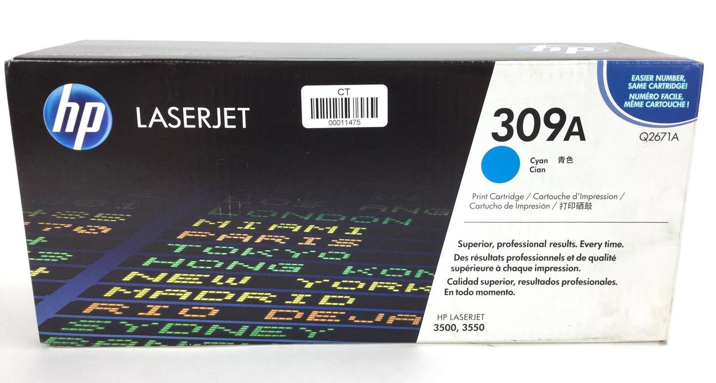 Genuine HP Q2671A (309A) Cyan Toner Cartridge (VAT included)