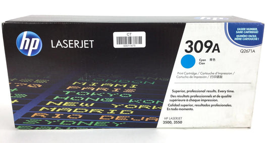 Genuine HP Q2671A (309A) Cyan Toner Cartridge (VAT included)