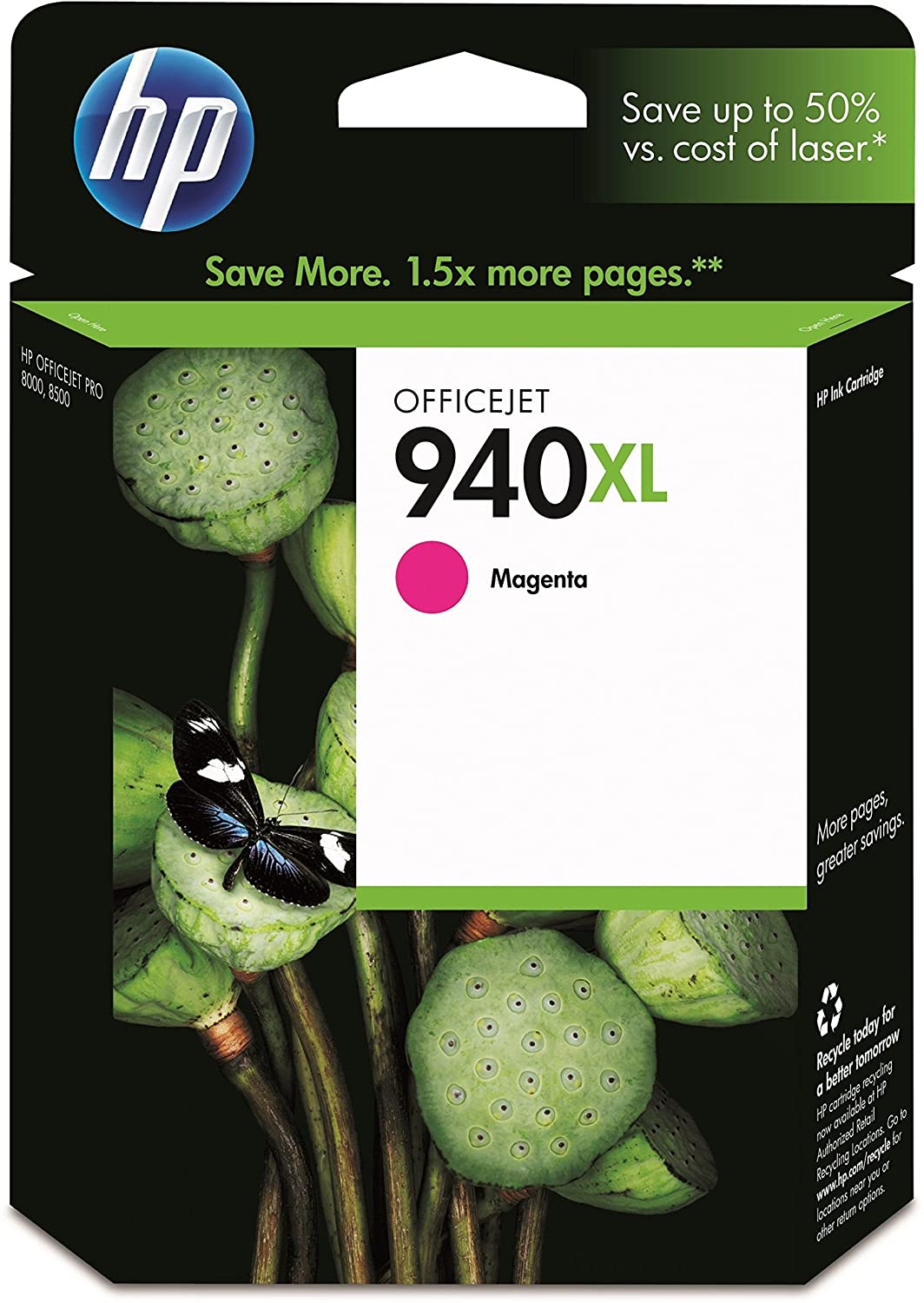 Genuine HP 940XL Magenta Ink Cartridge C4908AE