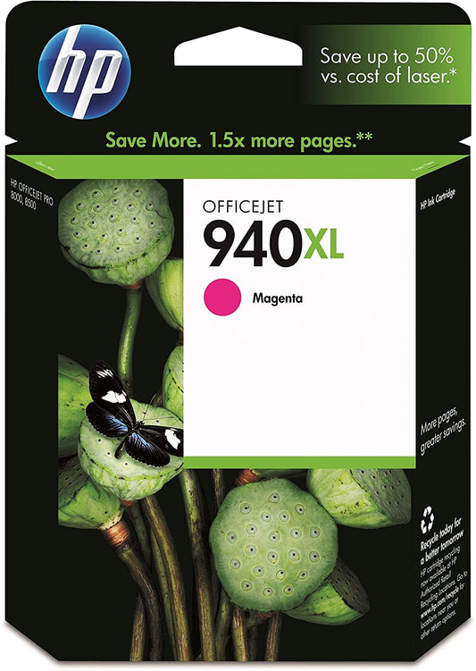 Genuine HP 940XL Magenta Ink Cartridge C4908AE