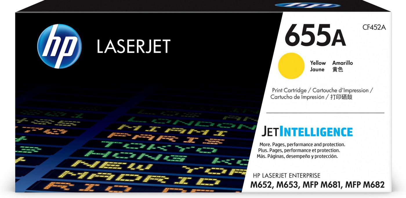 Genuine HP CF452A (655A) Yellow Toner Cartridge (VAT included)