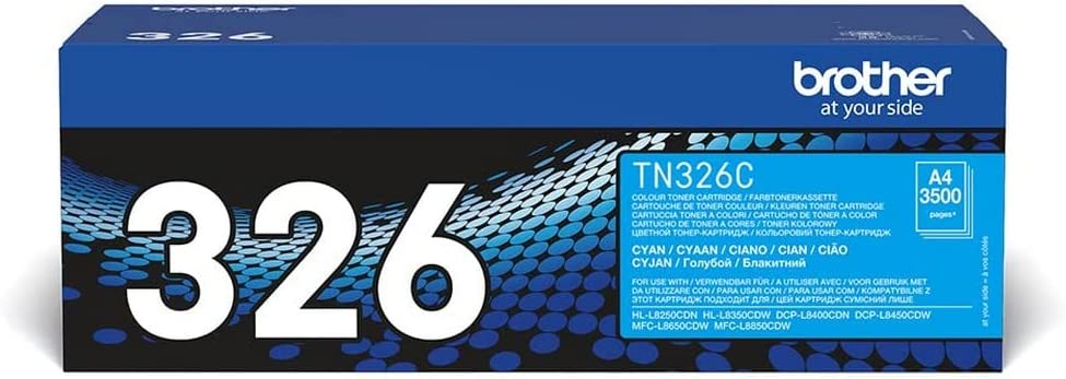 Genuine Brother TN326C Cyan High Yield Printer Toner Cartridge – Ink Robot