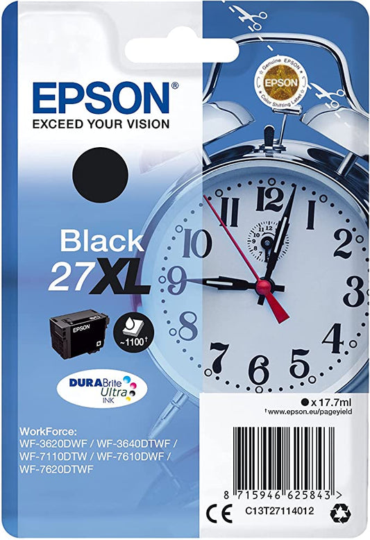 Genuine Epson 27XL High Capacity Black - Alarm Clock