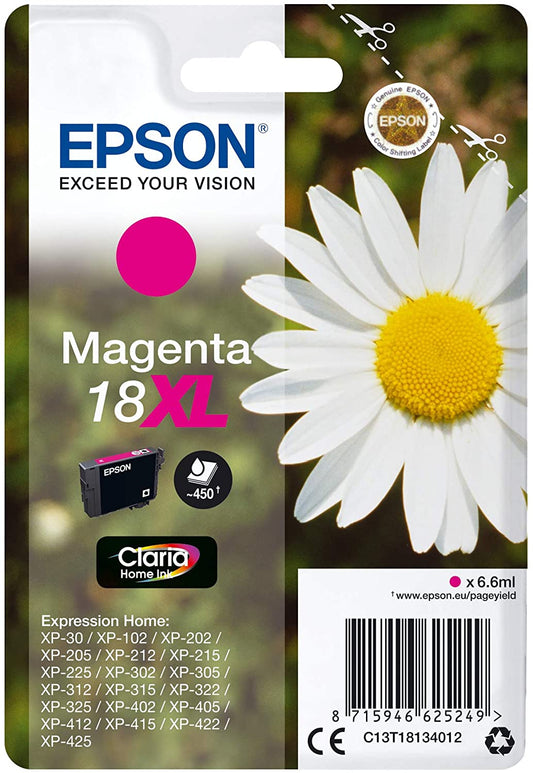 Genuine Epson 18XL Magenta Ink Cartridge