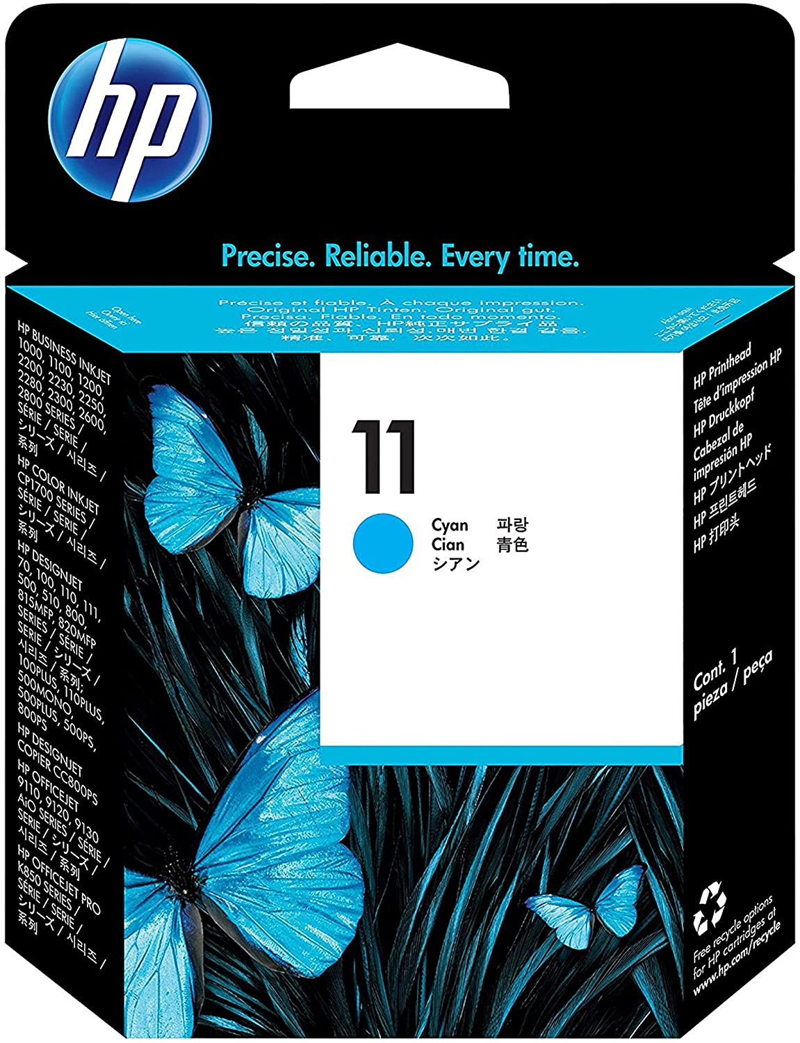 Genuine HP 11 Cyan Printhead C4811A