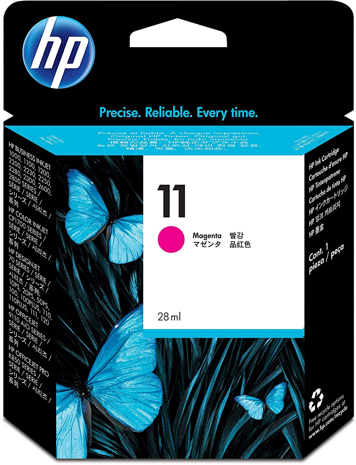 Genuine HP 11 Magenta Ink Cartridge C4837A