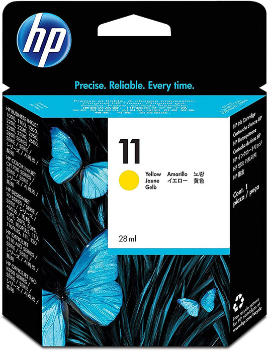 Genuine HP 11 Yellow Ink Cartridge C4838A