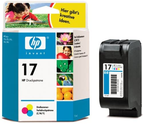 Genuine HP 17 Tri-colour Ink Cartridge C6625AE