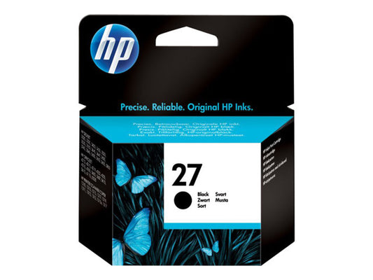 Genuine HP 27 Black Ink Cartridge C8727AE