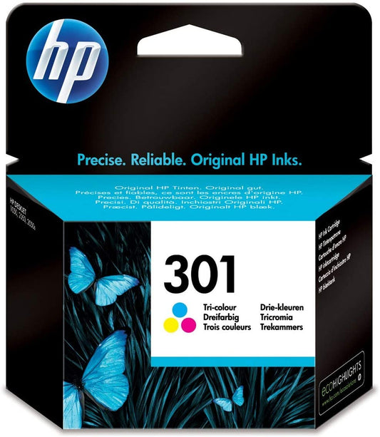 Genuine HP 301 Tri-Colour Ink Cartridge CH562EE