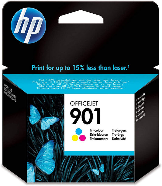 Genuine HP 901 Tri-Color Printer Ink Cartridge CC656AE