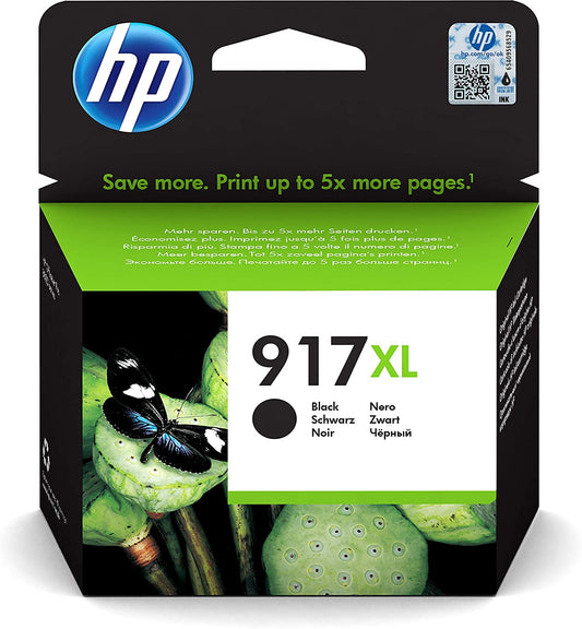 Genuine HP 917XL Black Ink Cartridge 3YL85AE Extra High Yield