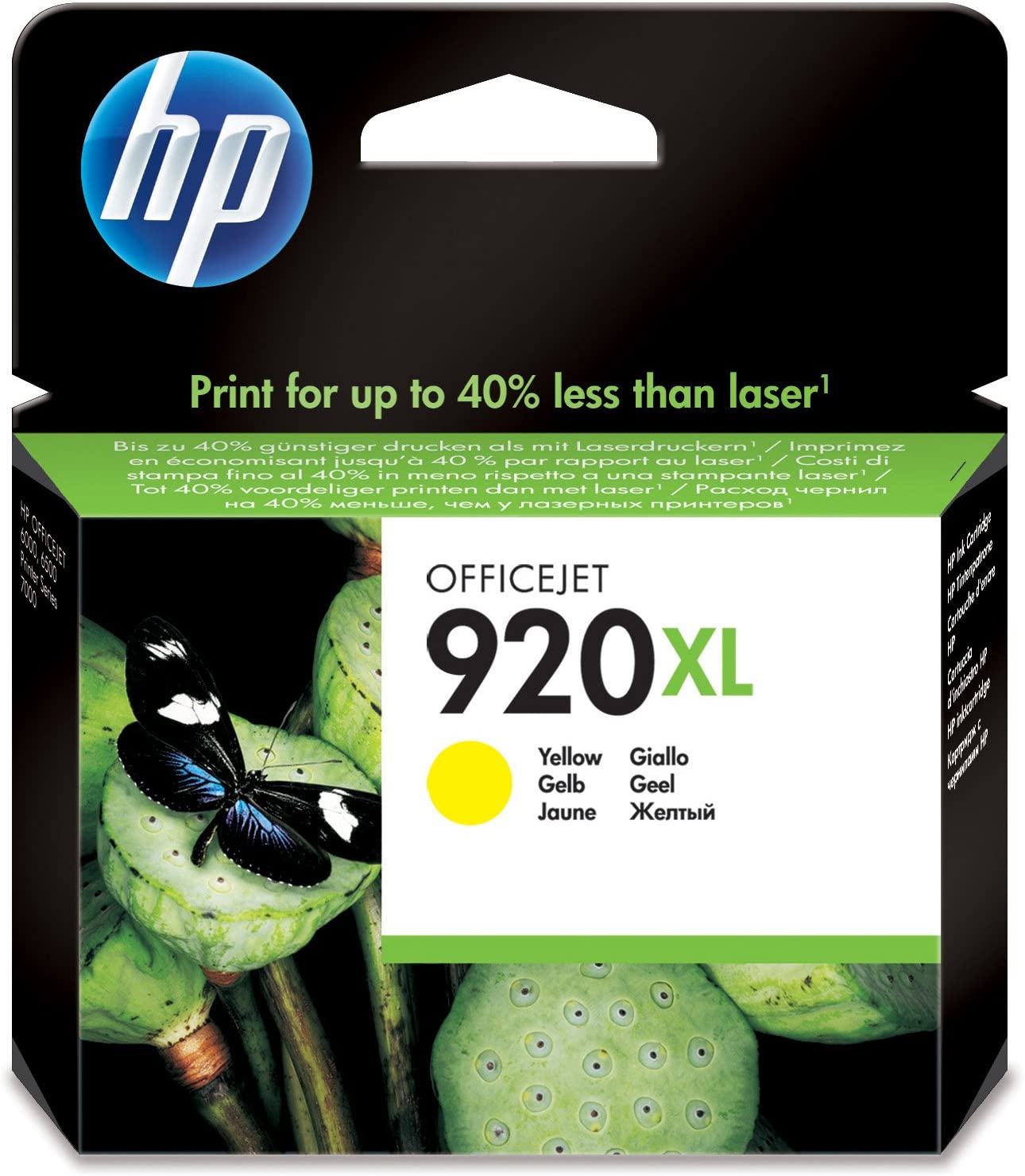 Genuine HP 920XL Yellow High Capacity Ink Cartridge CD974AE