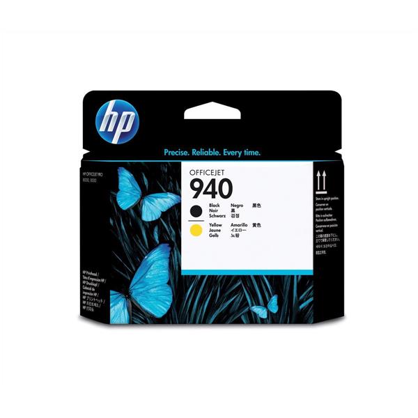 Genuine HP 940 Printhead Black and Yellow C4900AE