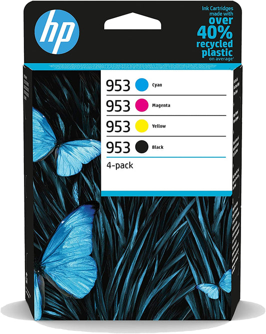 Genuine HP 953 Multipack Black/Cyan/Magenta/Yellow Ink Cartridge 6ZC69AE