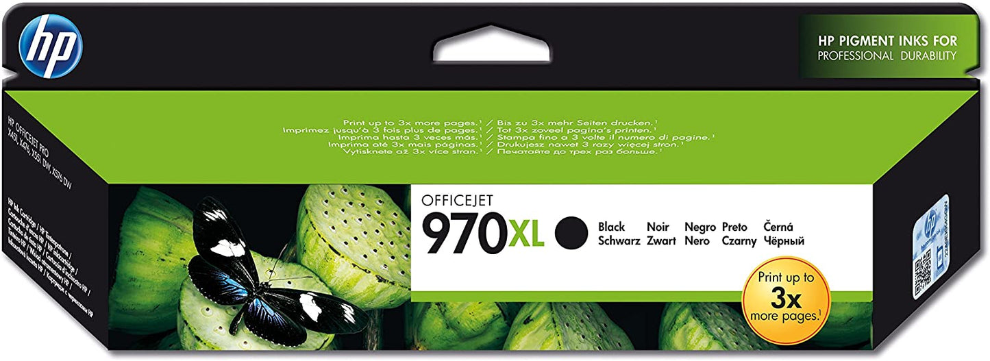 Genuine HP 970XL Black Ink Cartridge CN625AE