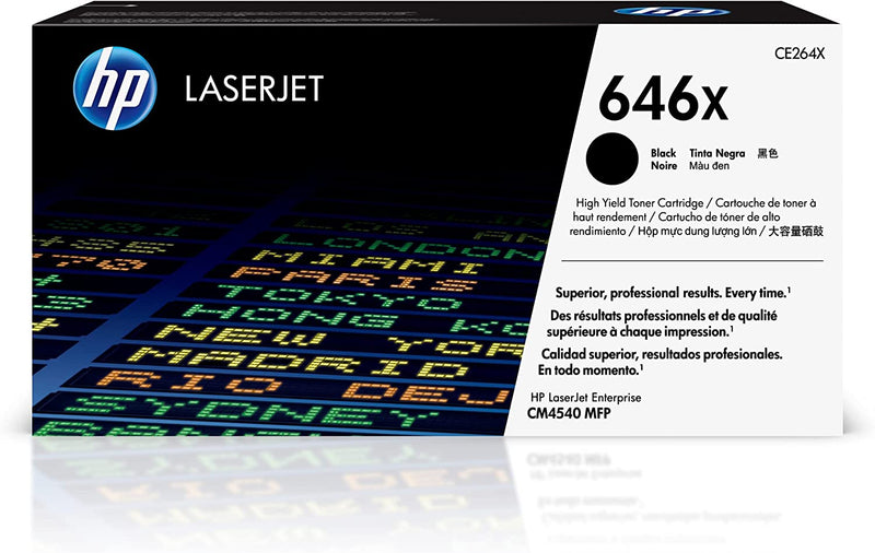 Genuine HP CE264X (646X) Black Printer Toner Cartridge Ink Robot