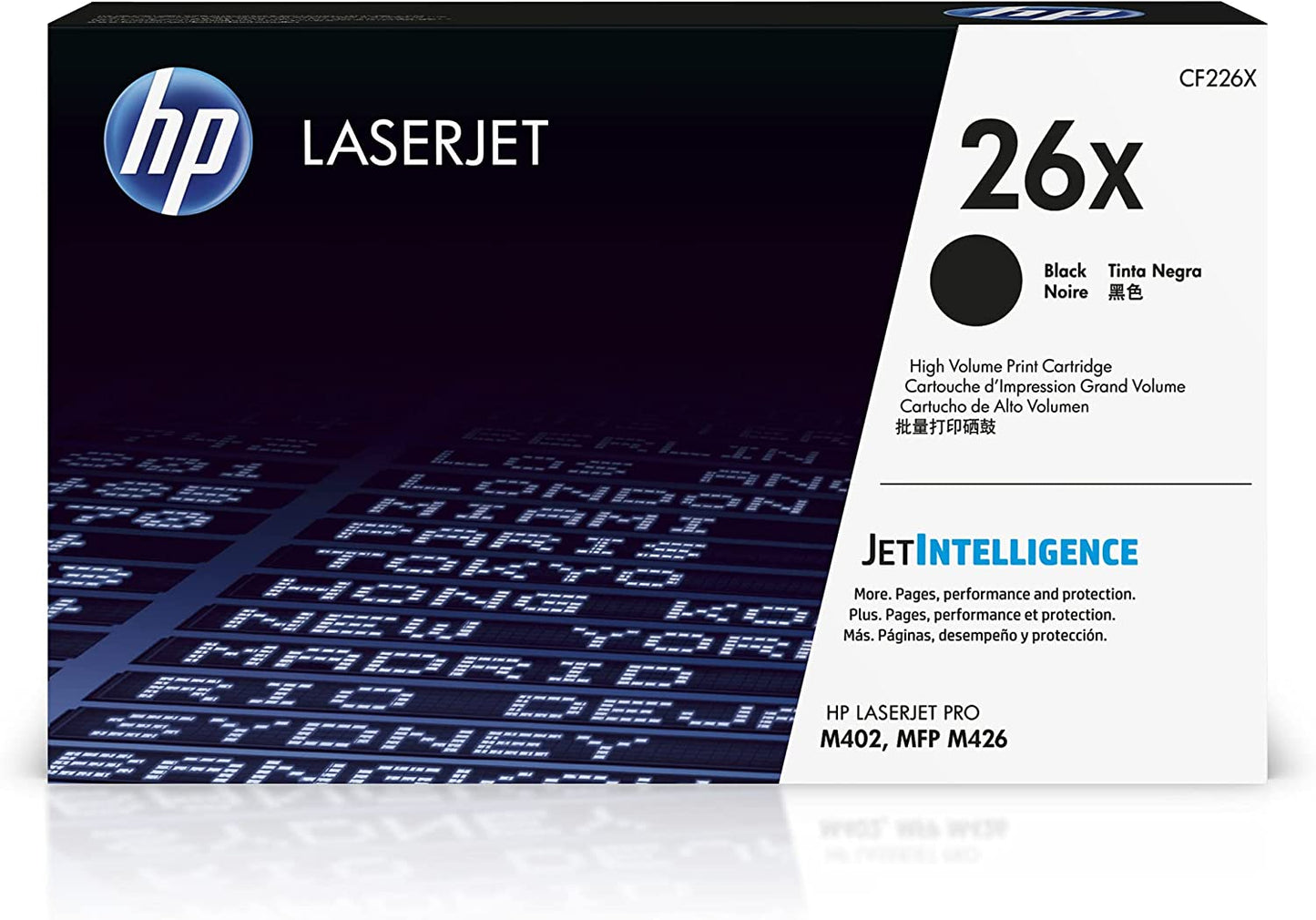 Genuine HP CF226X (26X) Black High Capacity Printer Toner Cartridge