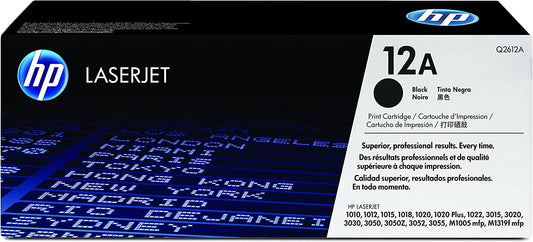 Genuine HP Q2612A (12A) Black Printer Toner Cartridge