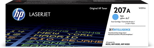 Genuine HP W2211A (207A) Cyan Printer Toner Cartridge