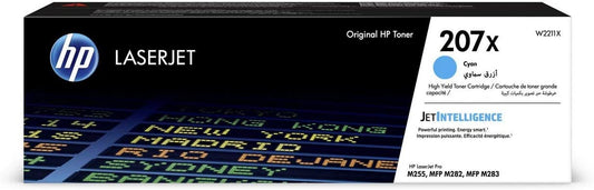 Genuine HP W2211X (207X) Cyan High Yield Printer Toner Cartridge