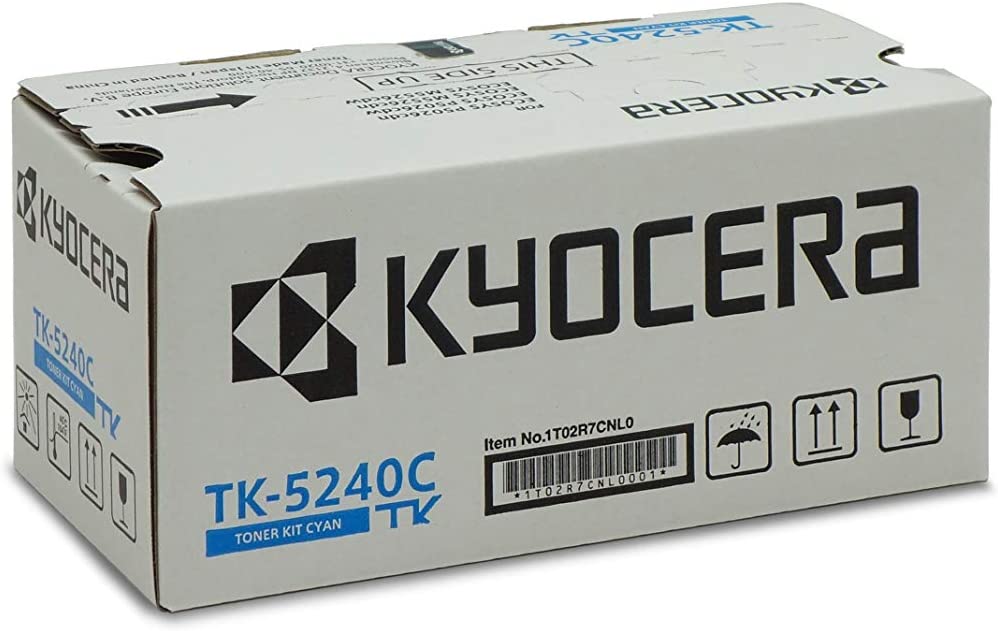 Genuine Kyocera TK-5240C Cyan Printer Toner Cartridge