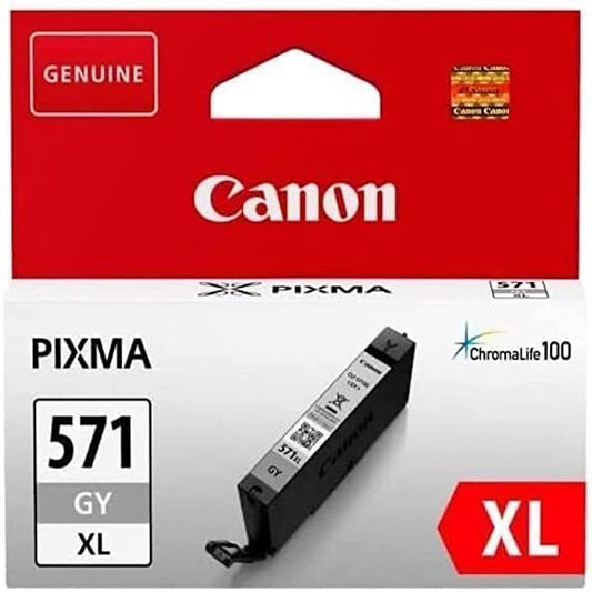 Genuine Canon CLI-571XL Grey Ink Cartridge 0335C001