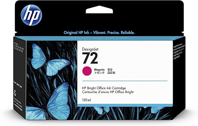 Genuine HP 72 Magenta Ink Cartridge 130ml C9372A