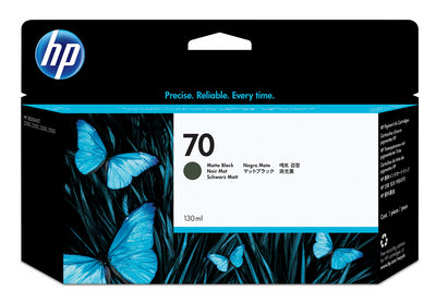 Genuine HP 70 Matte Black Ink Cartridge C9448A